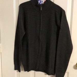 BNWT ENZO CAVALLERI DARK GREY ZIP UP 🖤✔️💁🏼‍♂️✔️